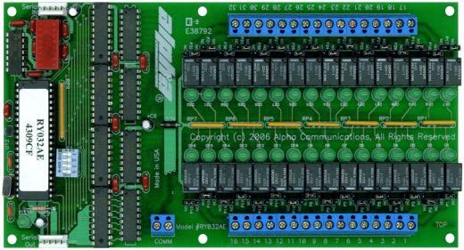 RY032AE 32-Output Signal Relay Board