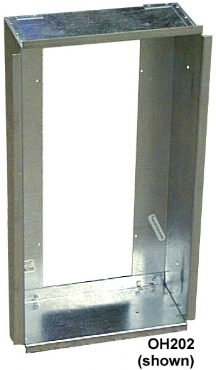 3 Gang Flush Housing - Steel for OF203 / G Series Frame