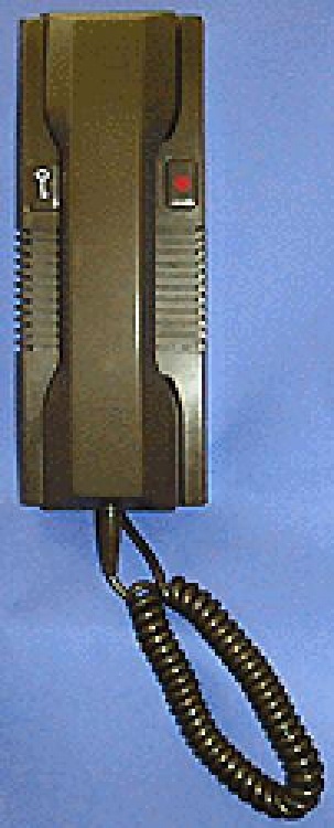 3 Wire Wall Handset-Buzz-Brown