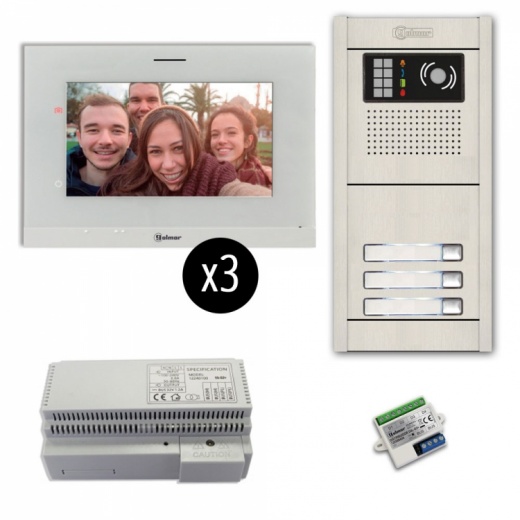 3-Unit Videointercom Kit-Al-Su: A Cost-Effective Solution for Your Building's Security Needs