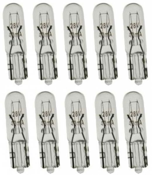 Kit/10 Replacement Bulbs 28V for Master Annunciators