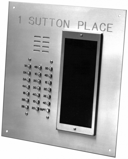 21 Butt Vip Panel Flush Mount with Directory