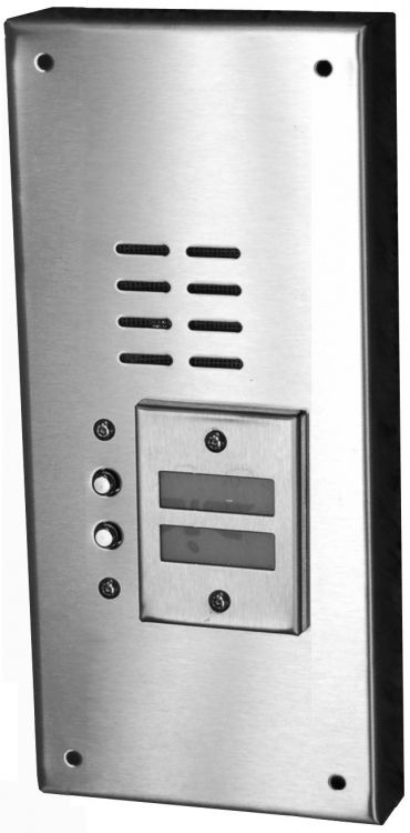 2 Button Stainless Steel Econ Panel-Surf with Surface Side Bends