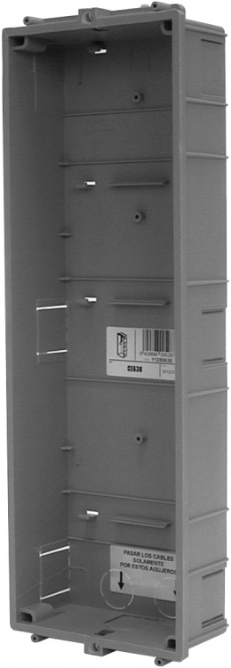 GB2 Flush Back Box, 3-Module for Stainless Steel NEXA Type Panels