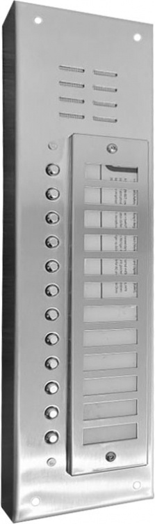 12 Button St Stainless Steel Econ Panel with Surface Side Bends