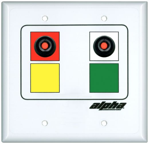 2 Button Room Status Station - Alpha Communications RSS402