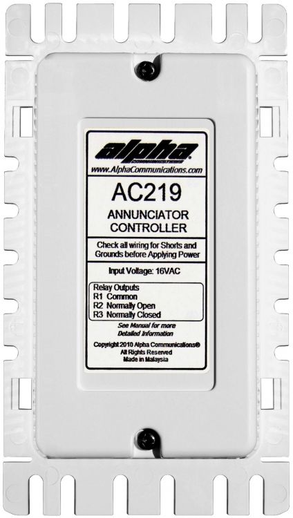 Annunciator Controller with Tone for AlphaEcall, CM800, DS100 Systems