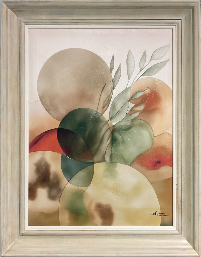 Framed Botanical Abstract Giclee 36X48