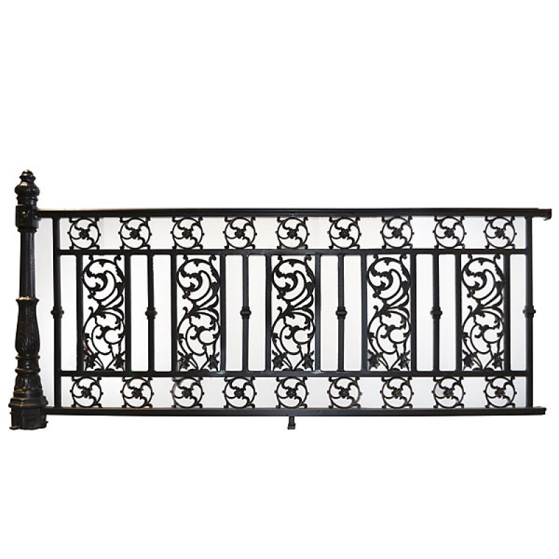 Bridgeton Moore Aluminum Fence Railing With Post
