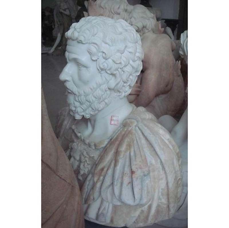 Multi Marble Bust Statue