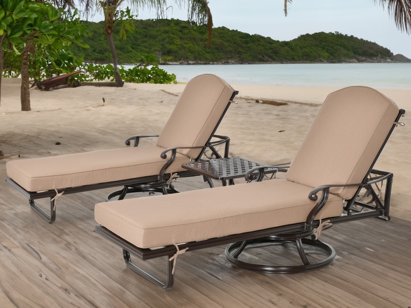 Savannah Swivel Chaise Lounge Set Of 3
