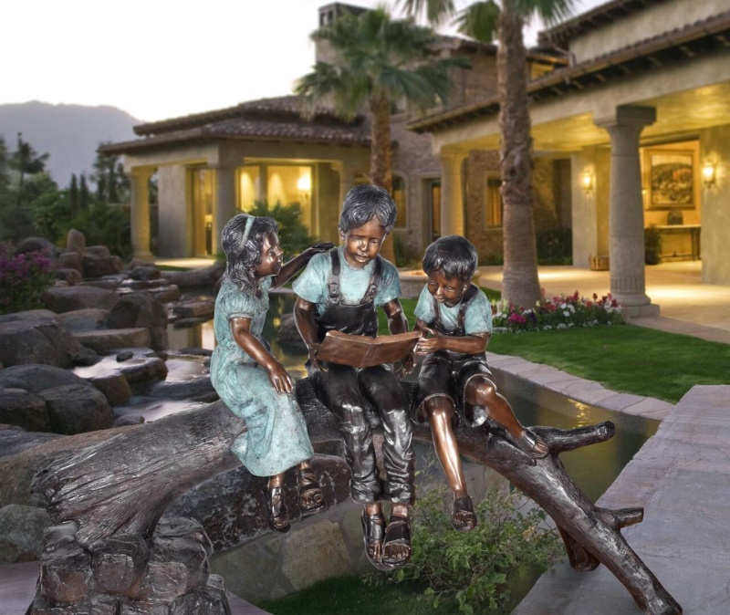 Three Kids On Tree