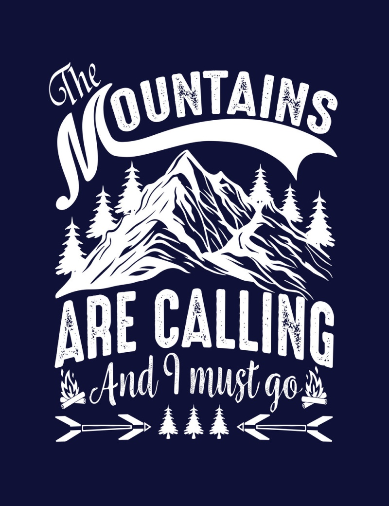 The Mountains Are Calling 1 Giclee