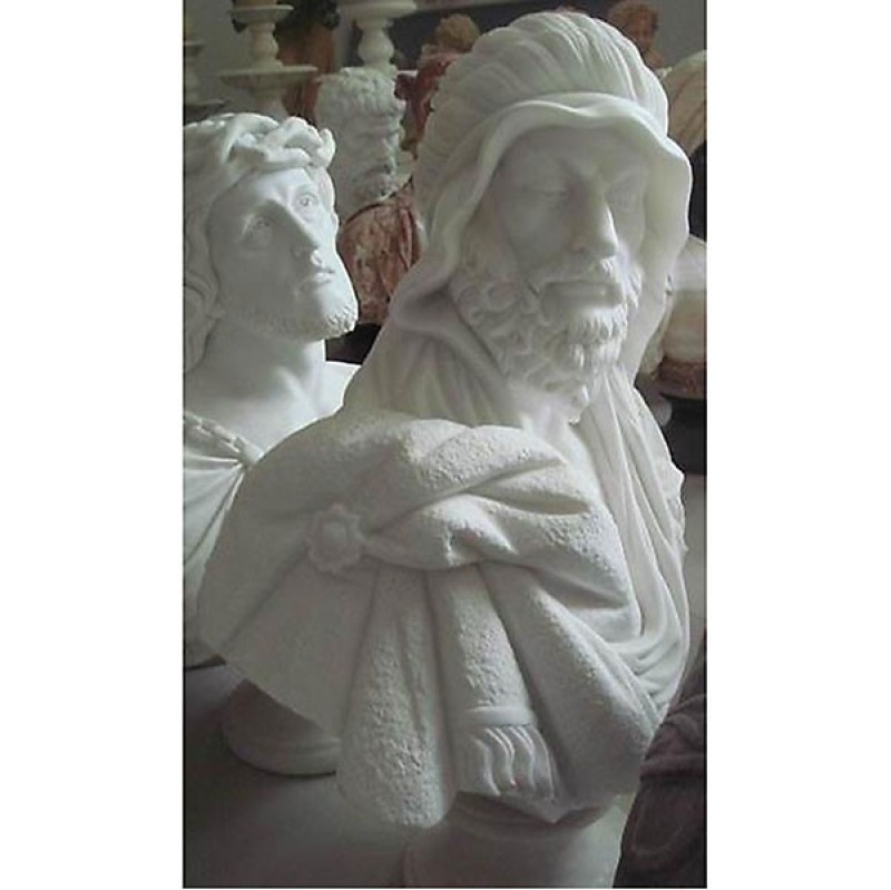 White Marble Bust