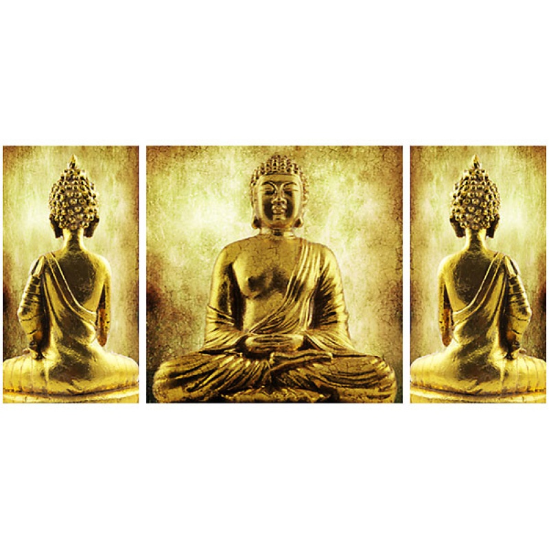 Golden Buddha Triptec Framed