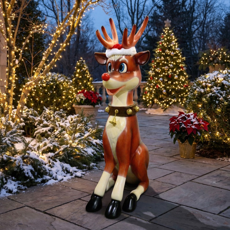 Majestic Funny Reindeer 7Ft