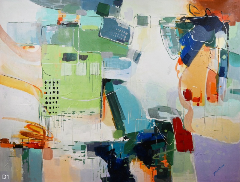 Handpainted Original Oil C36x484378