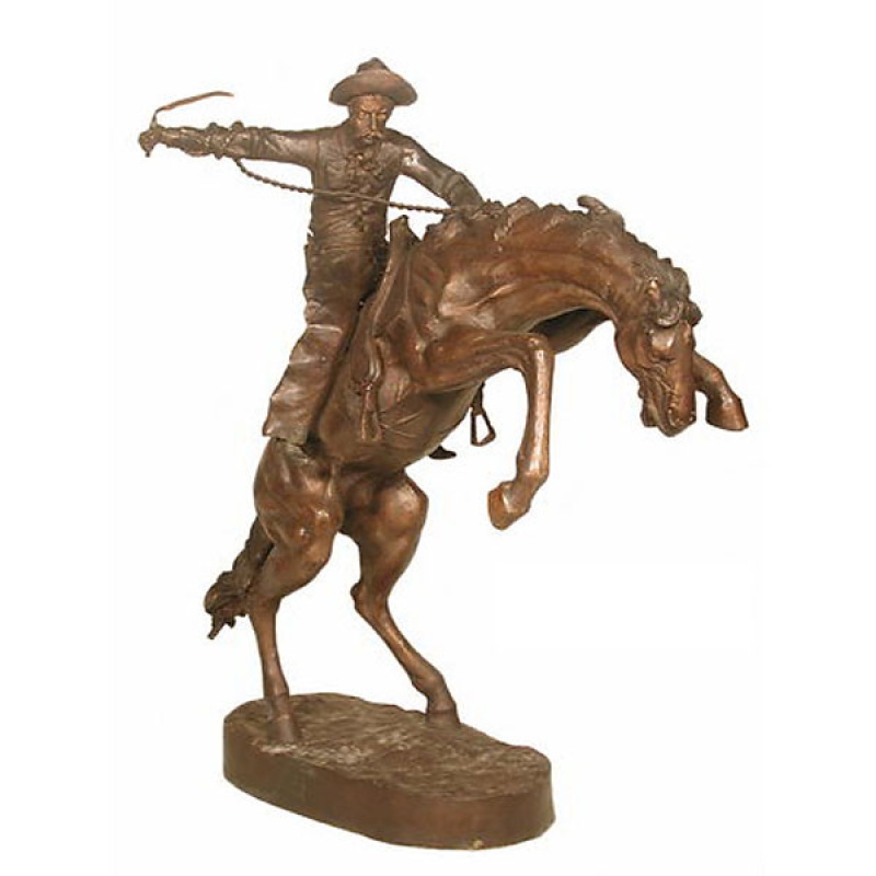 Bronco Buster On Marble Base