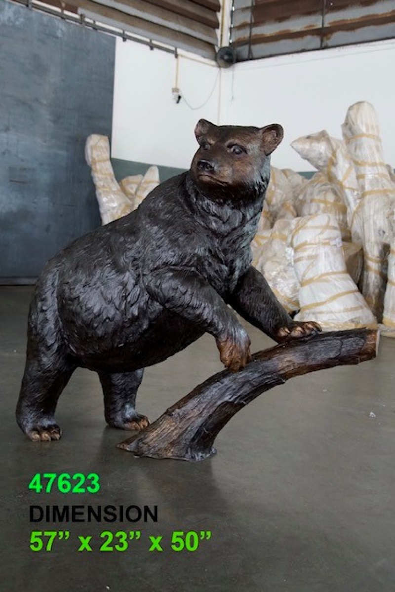 Bear On Log