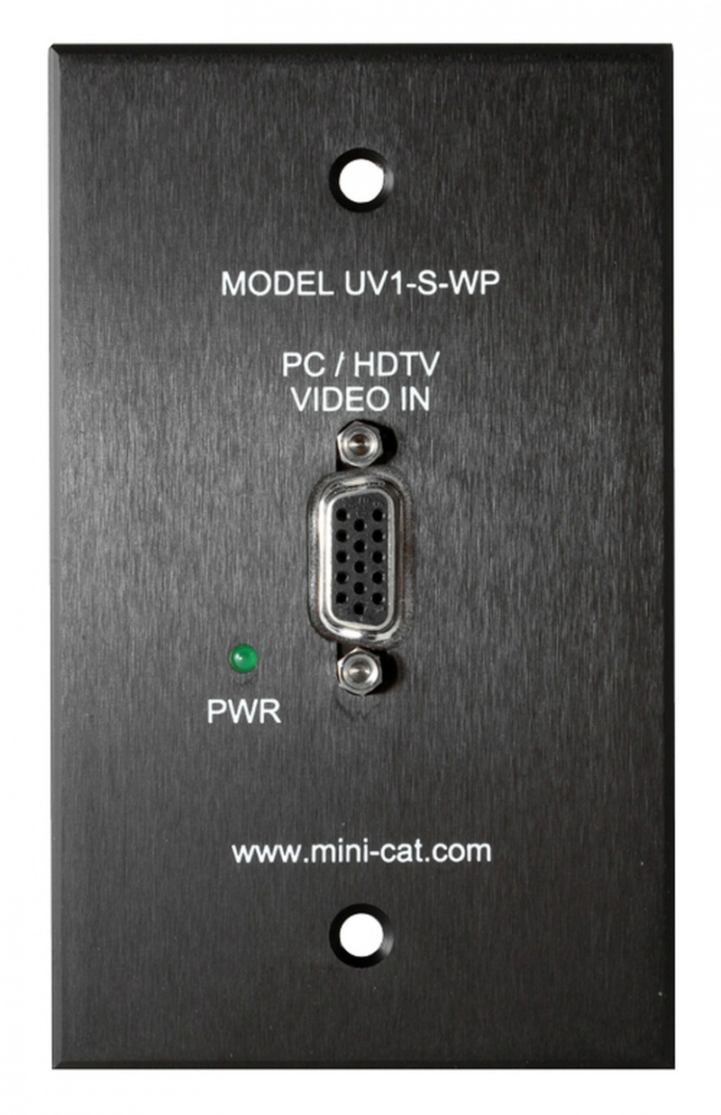 Hall Research Video Over Utp Wall Plate Sender