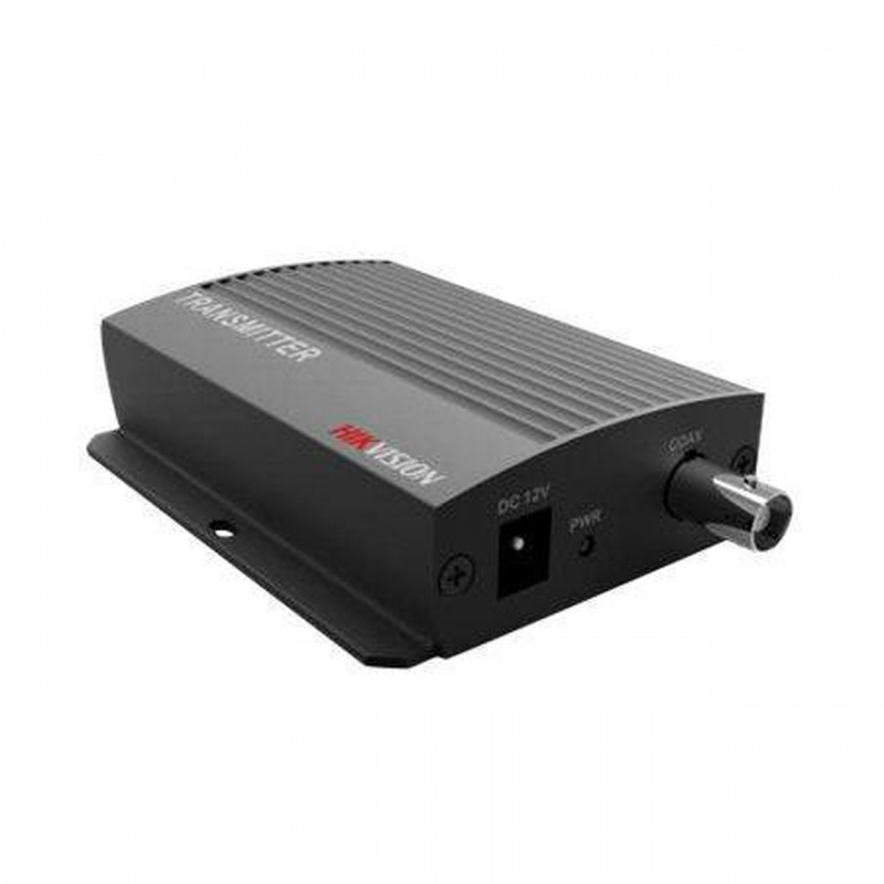Hikvision Transmitter, Ethernet Over Coax (Eoc), Up To 500M, Simultaneous Ip And Analog Transmission, 36Mbps Down, 11Mbps Up, 12Vdc