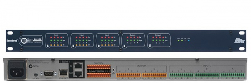 Bss Audio 12 Analog Mic/Line Input, 8 Analog Output, Networked Signal Processor W/ Blu Link