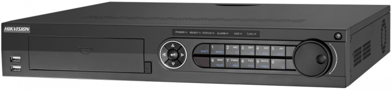 Hikvision 16 Channel Turbohd/Analog Tribrid Dvr With Auto-Detect Alarm I/O And Front Panel Controls No Hdd