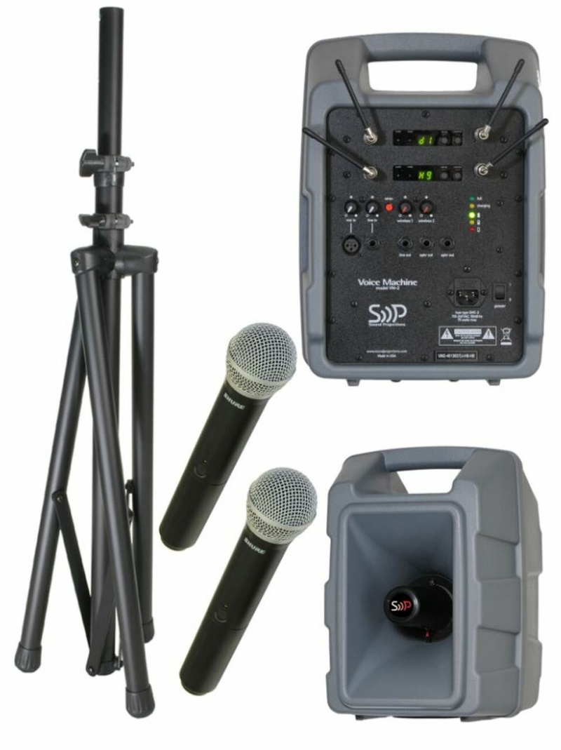 Sound Projections Vm-2 With Dual 60-Channel Digital Handheld Wireless Systems
