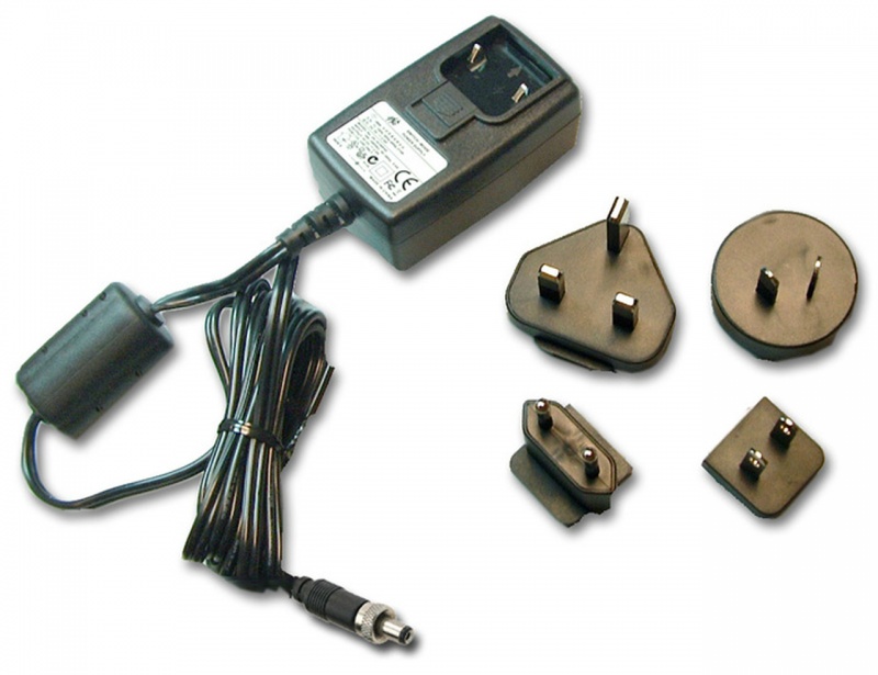 Hall Research 5V Dc Universal Power Supply With International Plug Kit And Locking Dc Plug
