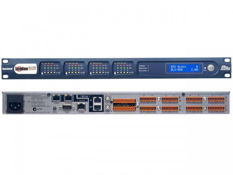 Bss Audio Network Signal Processor W/ Cobranet & Blu Link Chassis