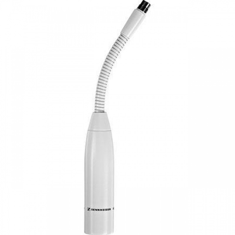 Sennheiser Is Series 6 In. (15 Cm.) Single-Flex Gooseneck In White With 3-Pin Xlr Connector For Use With Me 34, Me 35 And Me 36 Microphone Heads