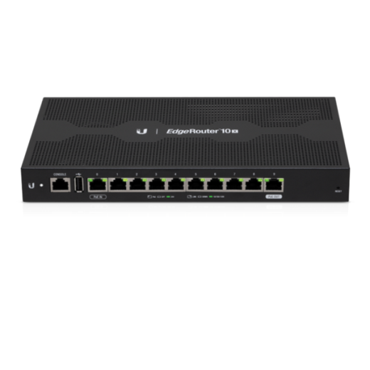 Ubiquiti EdgeRouter 10X: Advanced Gigabit Router with PoE Flexibility