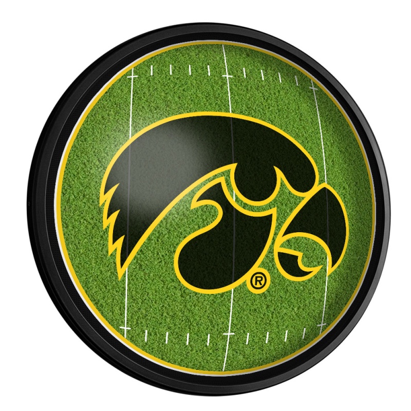 Iowa Hawkeyes: On The 50 - Slimline Lighted Wall Sign