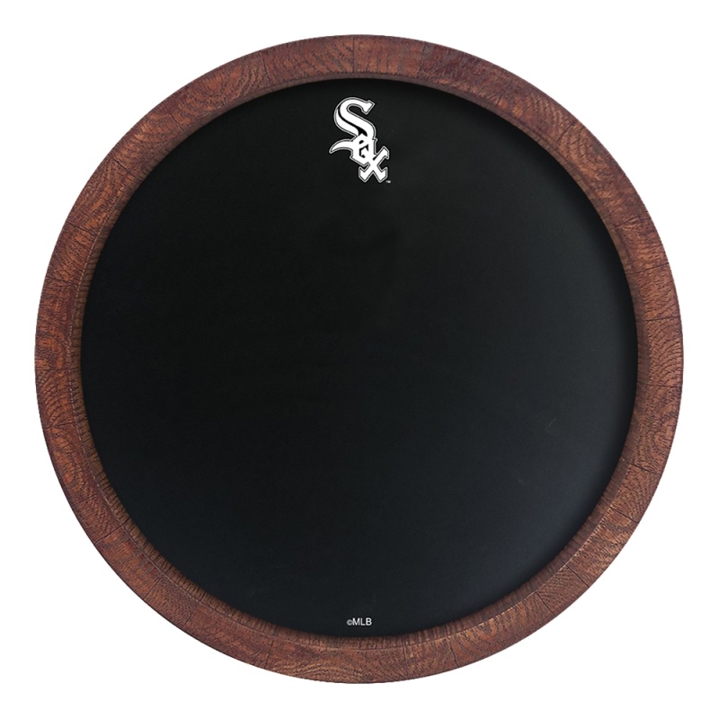 Chicago White Sox: Logo - Chalkboard "Faux" Barrel Top Sign