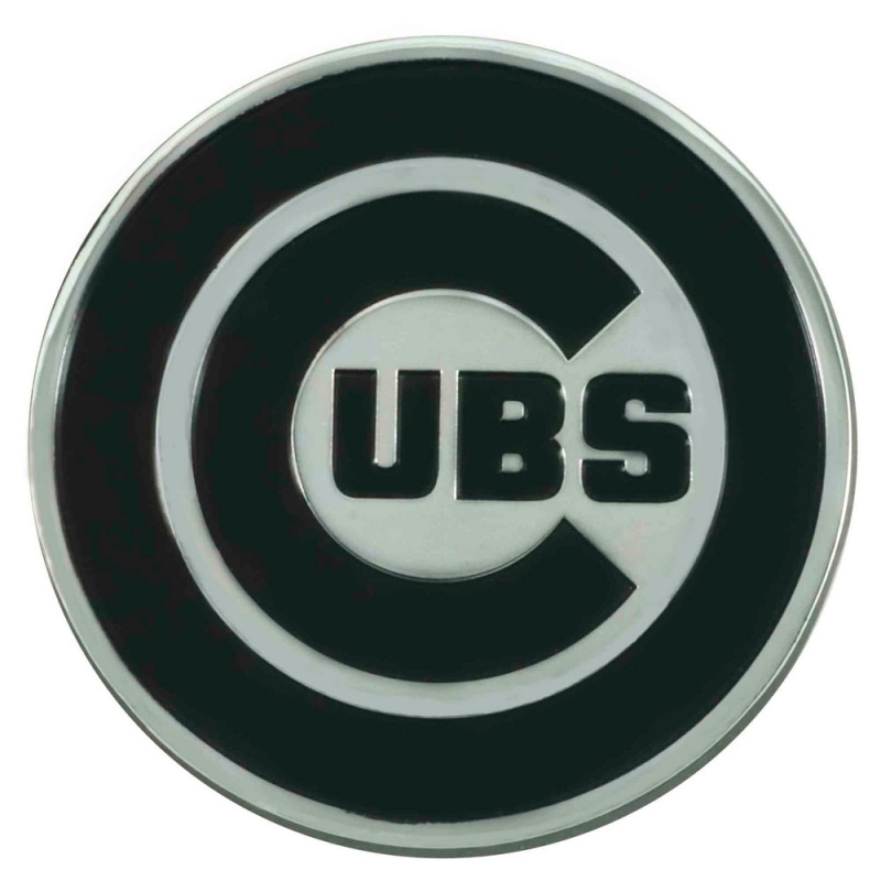 Chicago Cubs 3D Chrome Metal Emblem