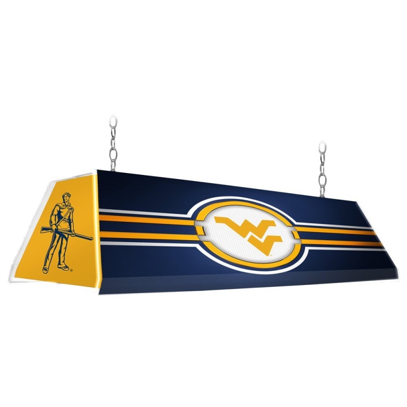 Wvu - West Virginia Mountaineers 46" Edge Glow Pool Table Light-Blue