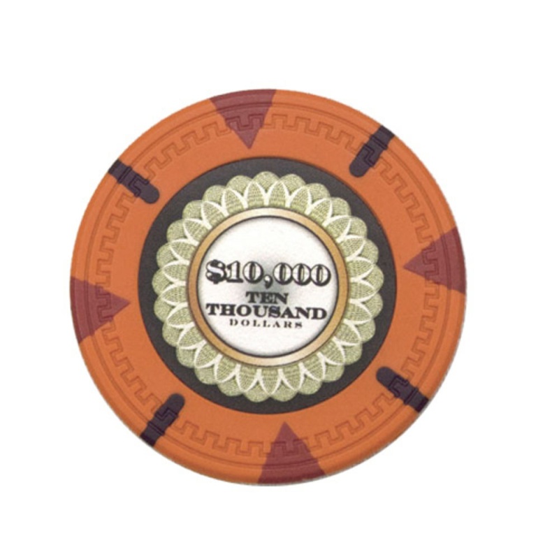 Mint 13.5 Gram Poker Chips - $10,000 (25 Pack)