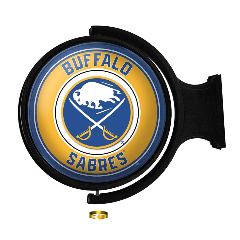 Buffalo Sabres: Original Round Rotating Lighted Wall Sign