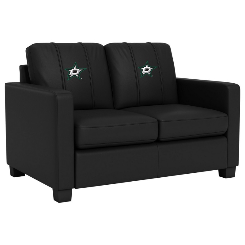 Dyno Stationary Loveseat With Dallas Stars Primary Logo
