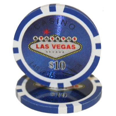 Las Vegas 14G $10 Roll Of 25Pcs