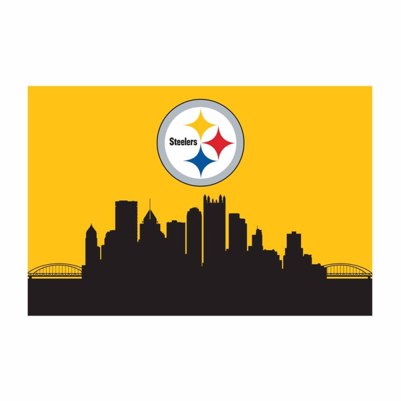 Pittsburgh Steelers 2X3 Hometown Washable Area Rug