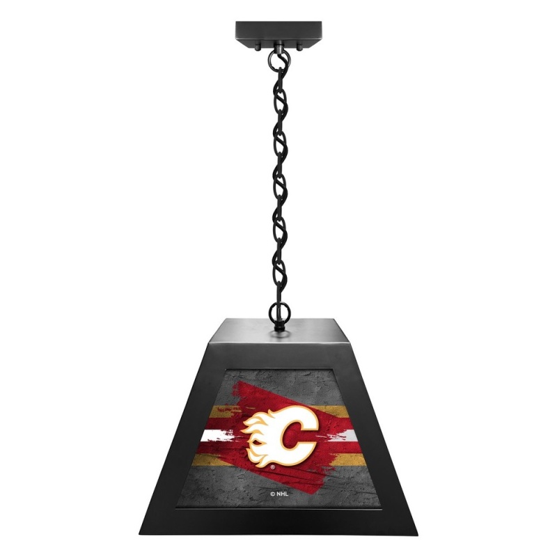 Calgary Flames Pendant Box Light By Holland Bar Stool Company
