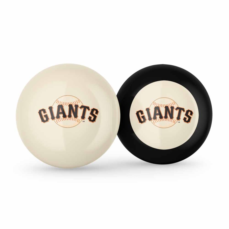 San Francisco Giants Logo Cue Ball & 8 Ball