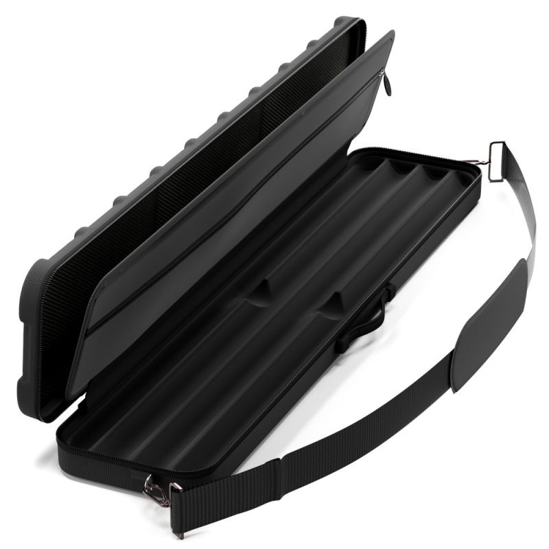 Casemaster Parallax Guard Billiard Cue Case (Pool Stick Case) Black