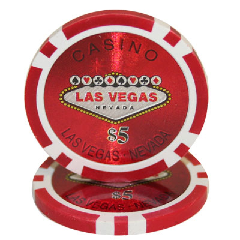 Las Vegas 14G $5 Roll Of 25Pcs