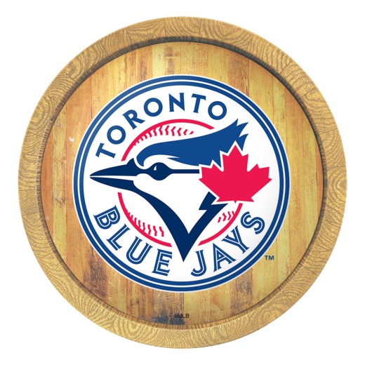 Toronto Blue Jays: "Faux" Barrel Top Sign