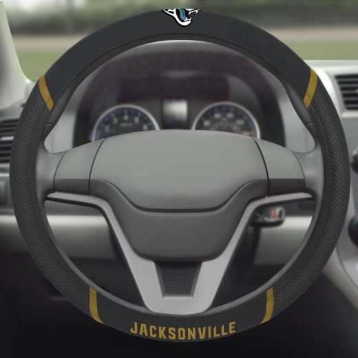 Jacksonville Jaguars Embroidered Steering Wheel Cover