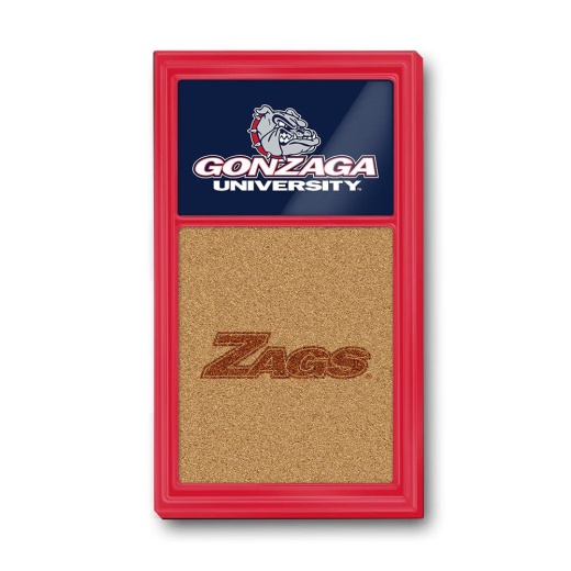 Gonzaga Bulldogs: Dual Logo Cork Note Board