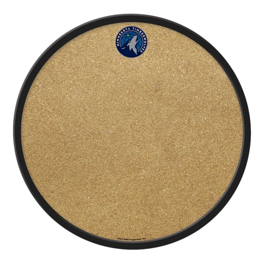 Minnesota Timberwolves: Modern Disc Cork Board