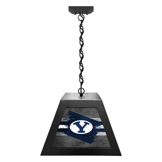 Brigham Young University Pendant Box Light By Holland Bar Stool Company
